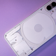 A photo of the backside of the Nothing Phone